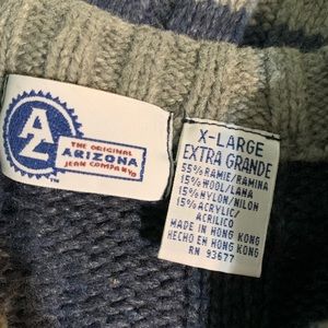 Arizona men’s XL sweater